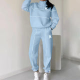 Jade - Bluza lniana casualowa komplet 2 sztuki