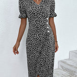 Judith | Sukienka V-Neck Fresh Bloom