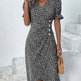 Judith | Sukienka V-Neck Fresh Bloom