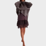 Heliora – Elegancki zestaw sweter i sukienka
