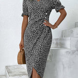 Judith | Sukienka V-Neck Fresh Bloom