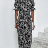 Judith | Sukienka V-Neck Fresh Bloom