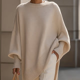 Evelyne – Elegancki sweter z asymetrycznym dołem