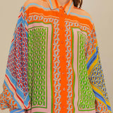Josephine | Tropikalny Kolorowy Unikalny T-Shirt