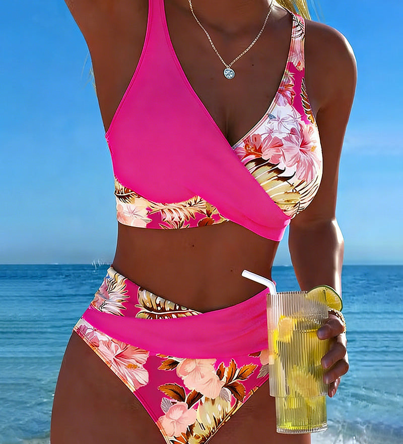 Jolina | Kwiatowy Kontrastowy Bikini