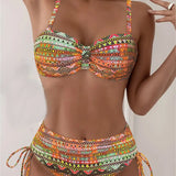 Jada | Seksowny zestaw bikini w etniczny wzór
