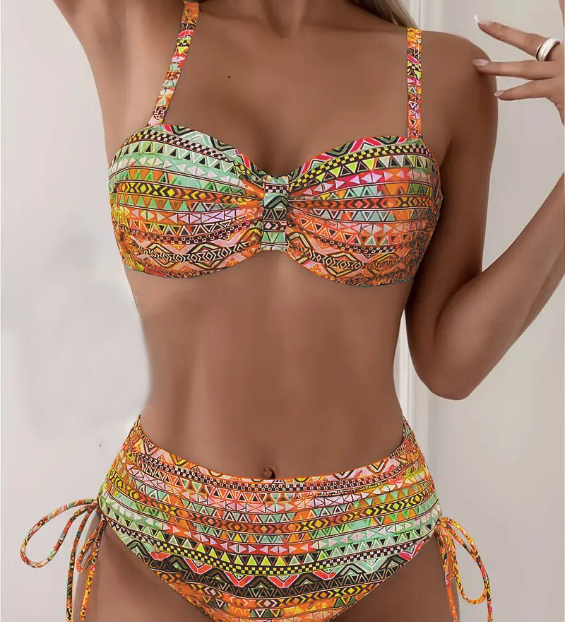 Jada | Seksowny zestaw bikini w etniczny wzór