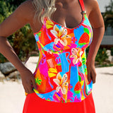 Eleanor | Elegancka Kwiatowa Sukienka Tankini