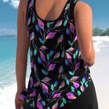 Helena | Stylowy zestaw tankini w kwiaty dla kobiet