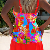 Eleanor | Elegancka Kwiatowa Sukienka Tankini