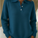 Elinor - Miękki sweter polo
