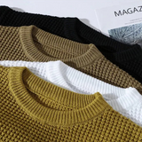Sebastian – Sweter premium o strukturze plastra miodu