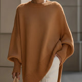 Evelyne – Elegancki sweter z asymetrycznym dołem