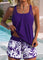 Barbara | Elegancki Tankini z Wzorem Oceanu — zdjęcie 3