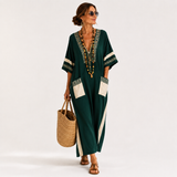Kaftan Noor Zielony Etniczny
