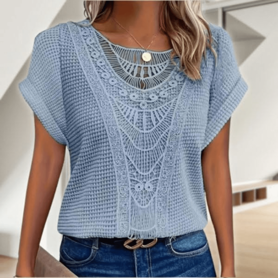 Świętosława – Elegancka bluzka w stylu Ibiza