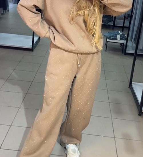 Adela - Diamond Zestaw sweter i spodnie