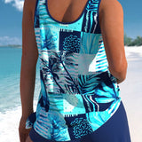 Helena | Stylowy zestaw tankini w kwiaty dla kobiet