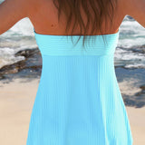 Bella | Ruffled Halter Tankini Swim Set