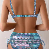 Jada | Seksowny zestaw bikini w etniczny wzór