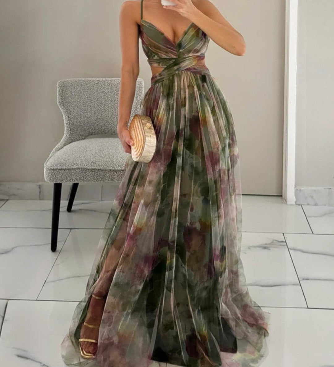 DELACROIX | Sukienka Maxi Elegancja Kwiatowa (EDYCJA LIMITOWANA!)