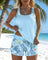 Barbara | Elegancki Tankini z Wzorem Oceanu — zdjęcie 12