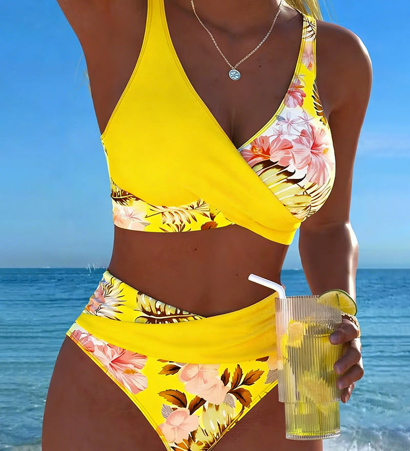 Jolina | Kwiatowy Kontrastowy Bikini