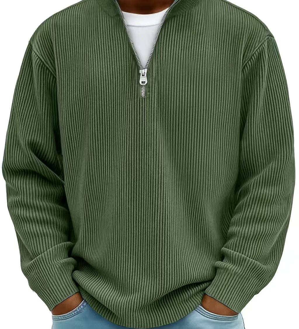 Dennis – Stylowy sweter z zamkiem błyskawicznym