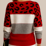 Yara – Elegancki sweter w panterkę