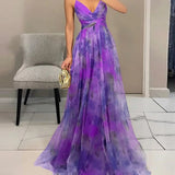 Giselle Letnia sukienka maxi w kwiaty