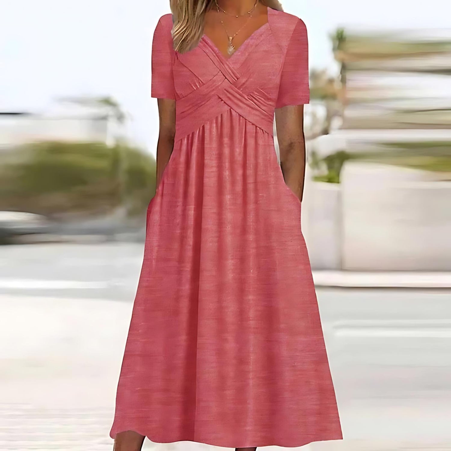 ISADORA | ELEGANCKA MIDI SUKIENKA W KROJU A