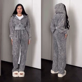 Zara - Elegancki komplet Speed Top i spodnie