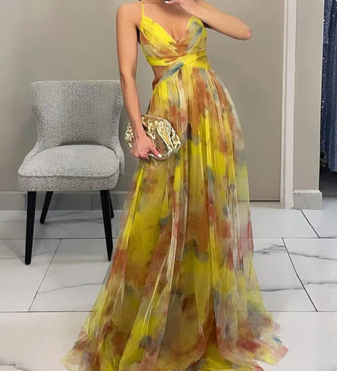 DELACROIX | Sukienka Maxi Elegancja Kwiatowa (EDYCJA LIMITOWANA!)