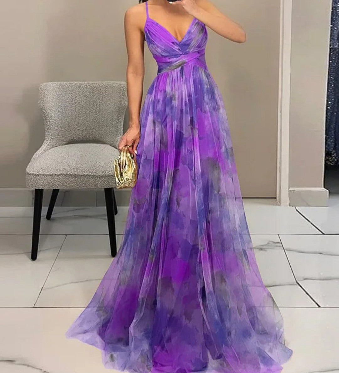 DELACROIX | Sukienka Maxi Elegancja Kwiatowa (EDYCJA LIMITOWANA!)