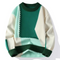 Oktawiusz – Sweter patchworkowy oversize — zdjęcie 2