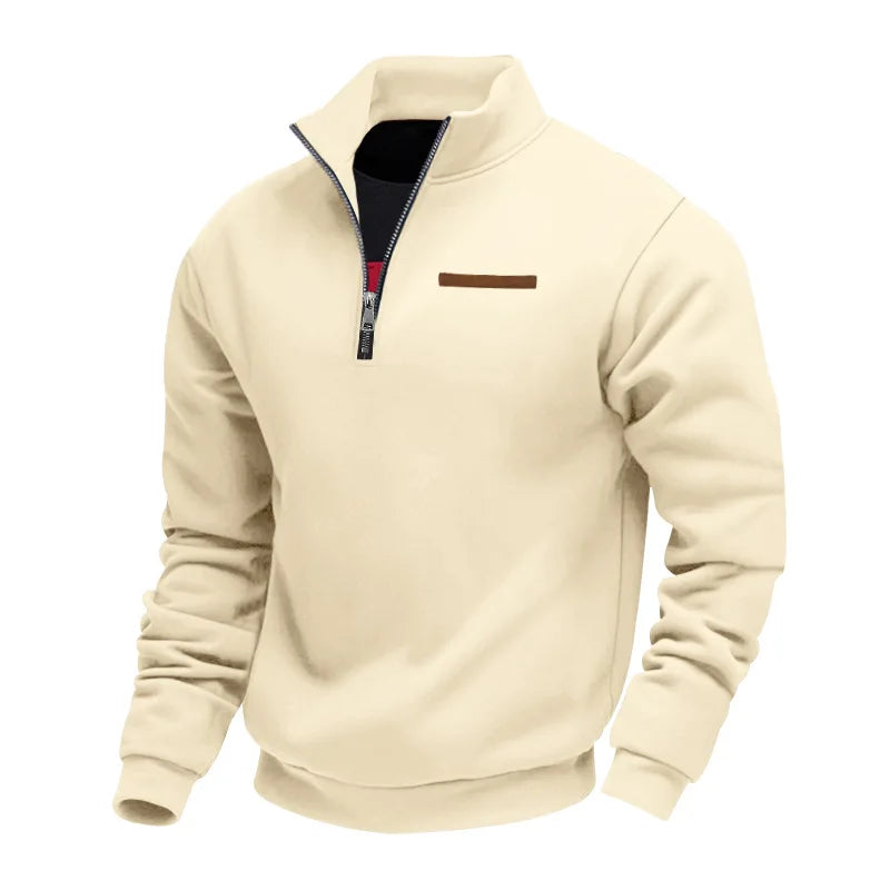 Rafael – Bluza Premium Half-Zip z miękkiego polaru