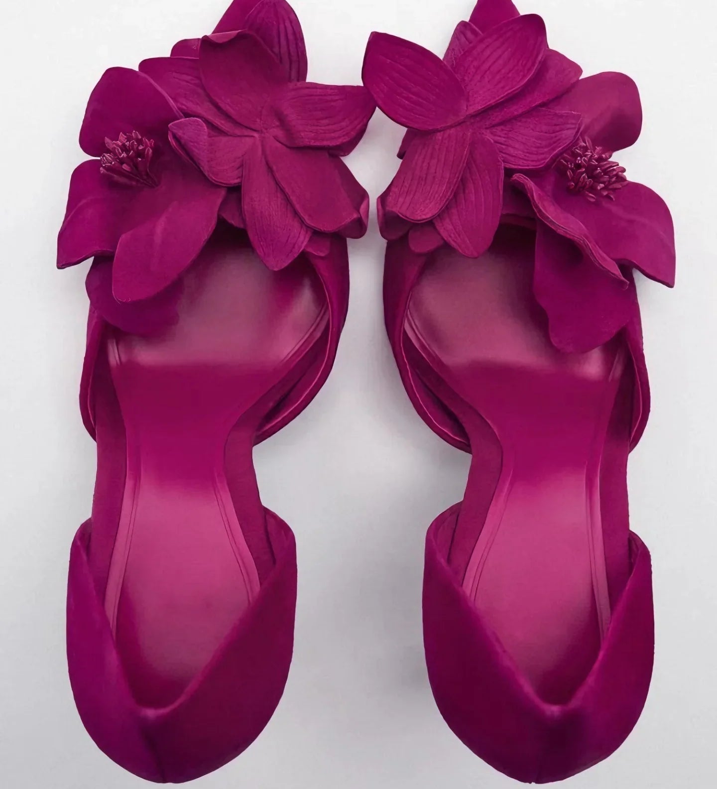 Kwiat popołudnia | Eleganckie buty na wysokim obcasie od projektanta
