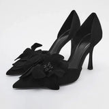 Kwiat popołudnia | Eleganckie buty na wysokim obcasie od projektanta