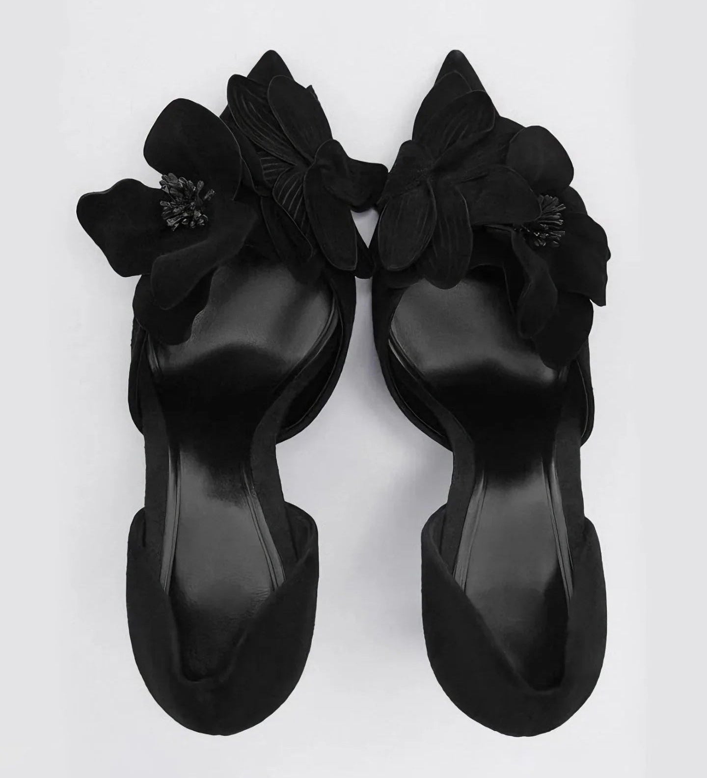 Kwiat popołudnia | Eleganckie buty na wysokim obcasie od projektanta