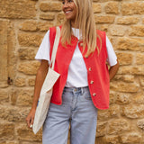 Niwia – Letnia kamizelka w stylu vintage