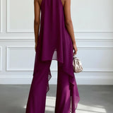 Viola | Elegancki Zestaw Halter z Spodniami