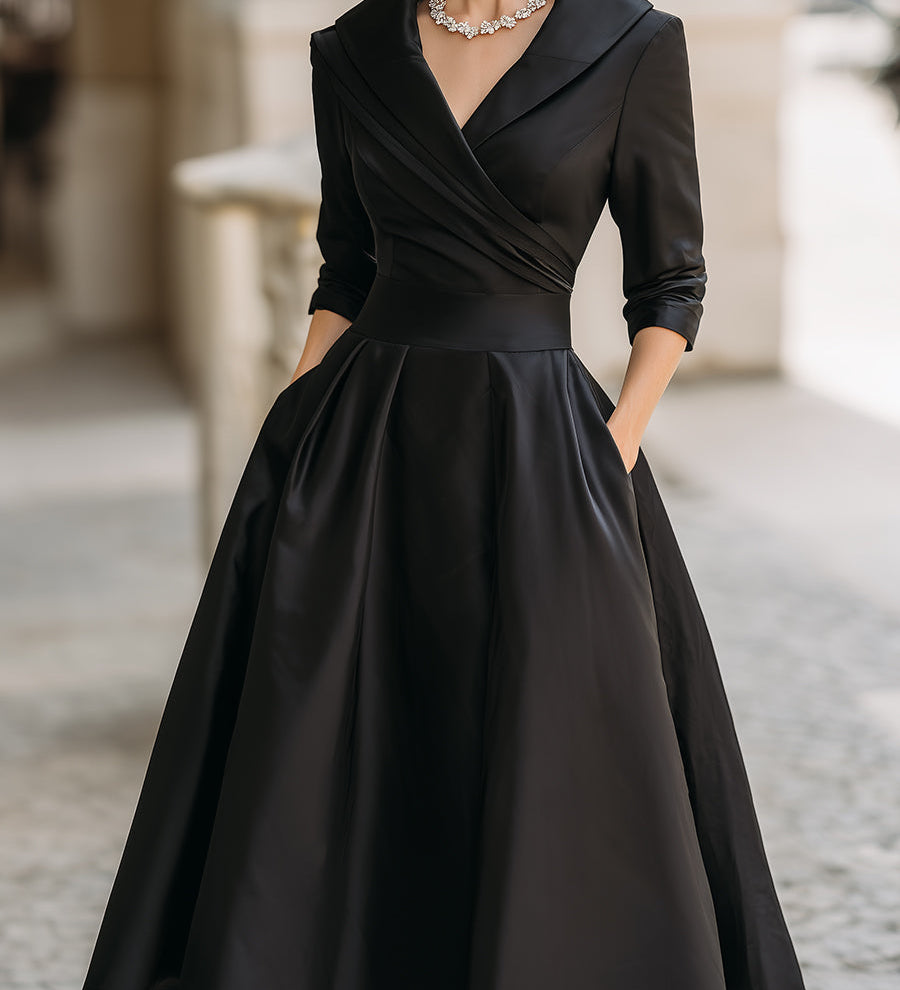Dharmay | Elegancka sukienka midi