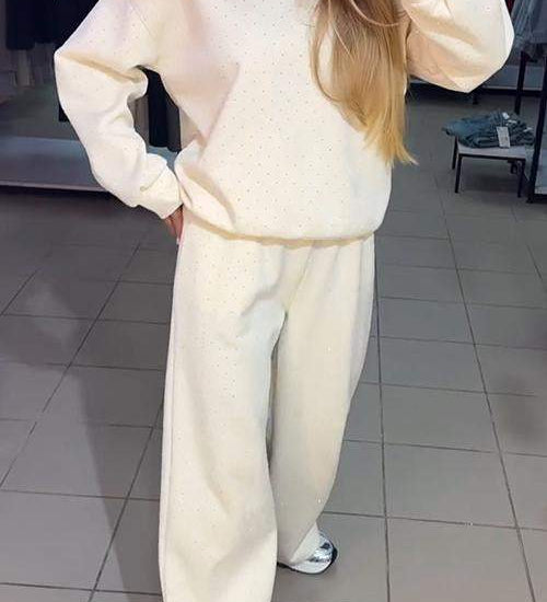 Adela - Diamond Zestaw sweter i spodnie