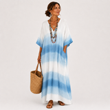 Kaftan Jamila Niebieski Degradacja