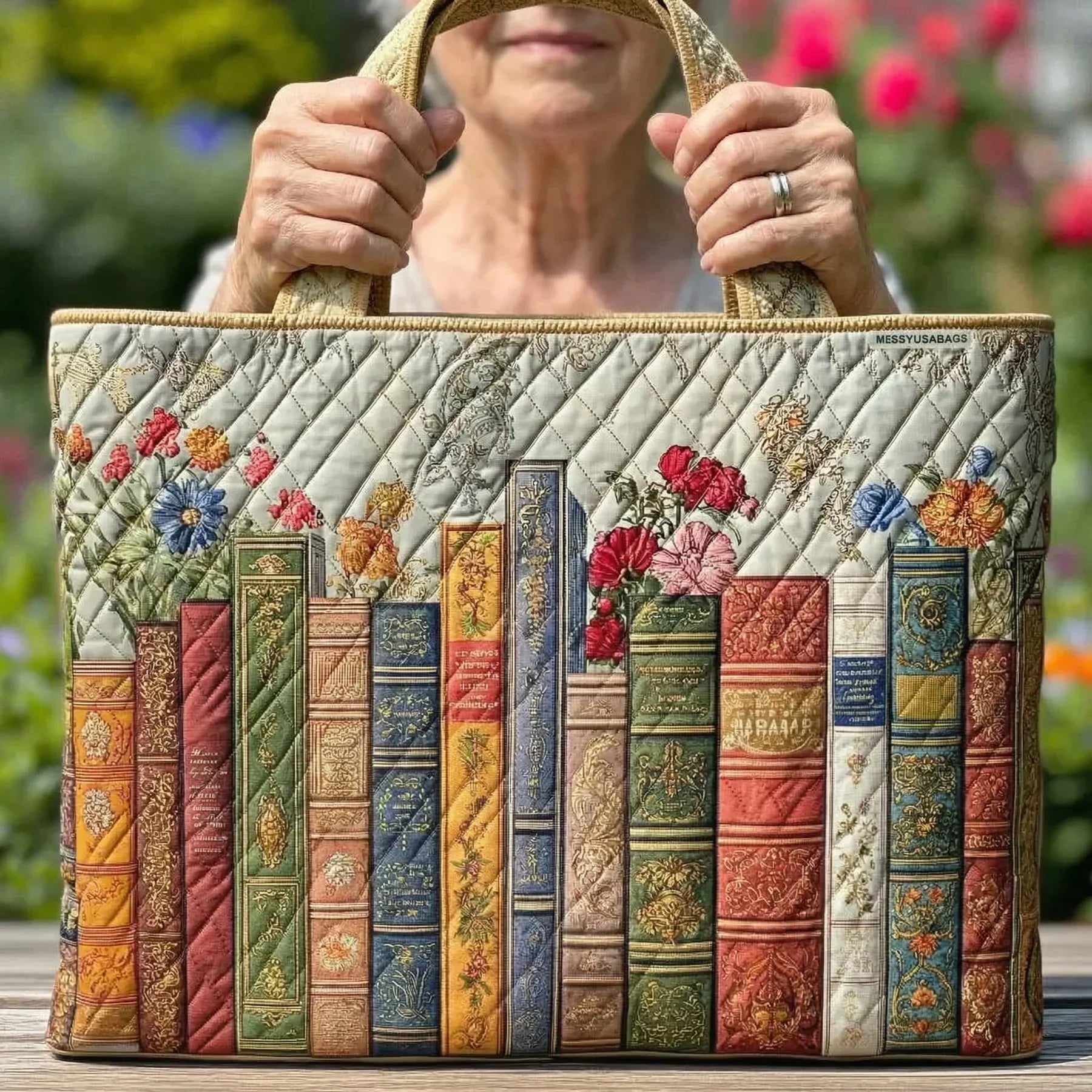 Lilianna – Pikowana torba Zaczarowana biblioteka