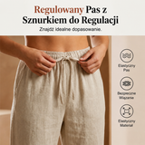 Maja | Bawełniano-Lniane Szorty Damskie