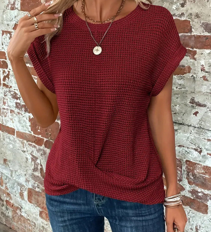Sophie - T-shirt z okrągłym dekoltem w kształcie serca