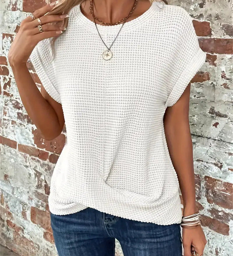 Sophie - T-shirt z okrągłym dekoltem w kształcie serca