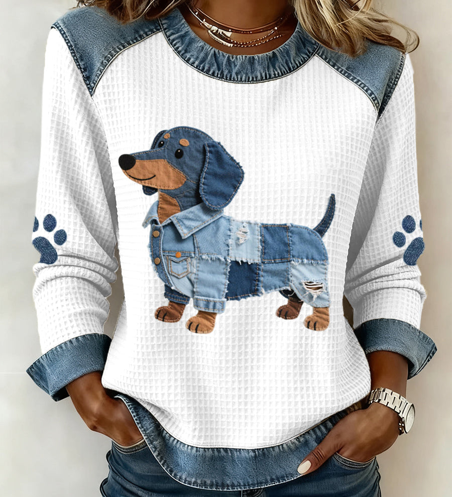 Alveria – Bluza z jamnikiem